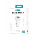(SX-C20-I6) - Carregador Veicular + Cabo Lightning - [Caixa com 300 peças]