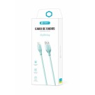 [SX-B123-I6] CABO DE DADOS E CARREGAMENTO USB/LIGHTNING COLORIDO 3A [CAIXA COM 300 PEÇAS]
