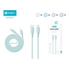 [SX-B123-CL] CABO DE DADOS E CARREGAMENTO USB-C/LIGHTINING COLORIDO 3A [CAIXA COM 300 PEÇAS]