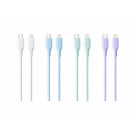 [SX-B123-CL] CABO DE DADOS E CARREGAMENTO USB-C/LIGHTINING COLORIDO 3A [CAIXA COM 300 PEÇAS]