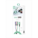 (SX-B37) - Cabo Com 3 Conectores - [Caixa com 300 peças]